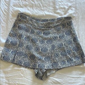 Skies Are Blue High-Waisted Blue Skorts